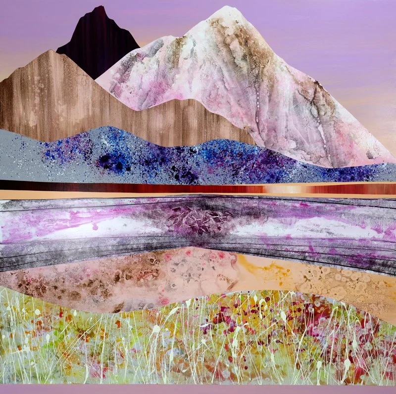 60x60” Acrylic On Panel.