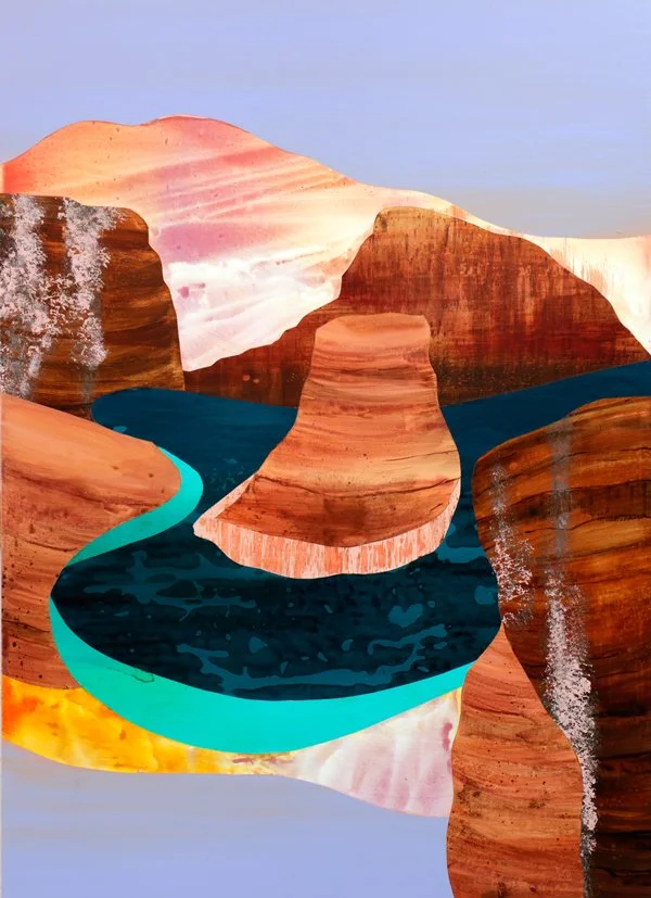 36x24”, Acrylic on Panel. 2022