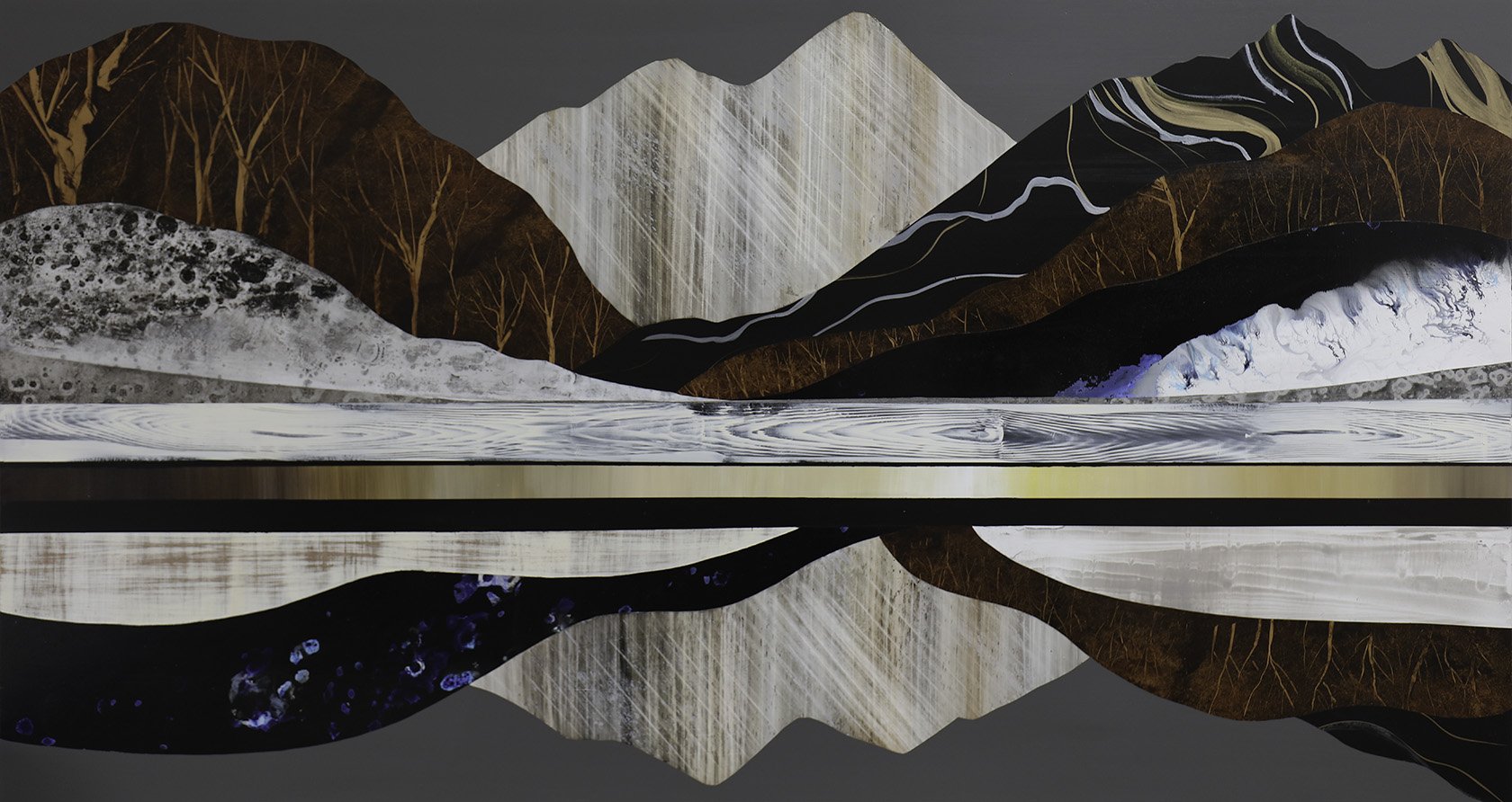 48x90" Acrylic on Panel.