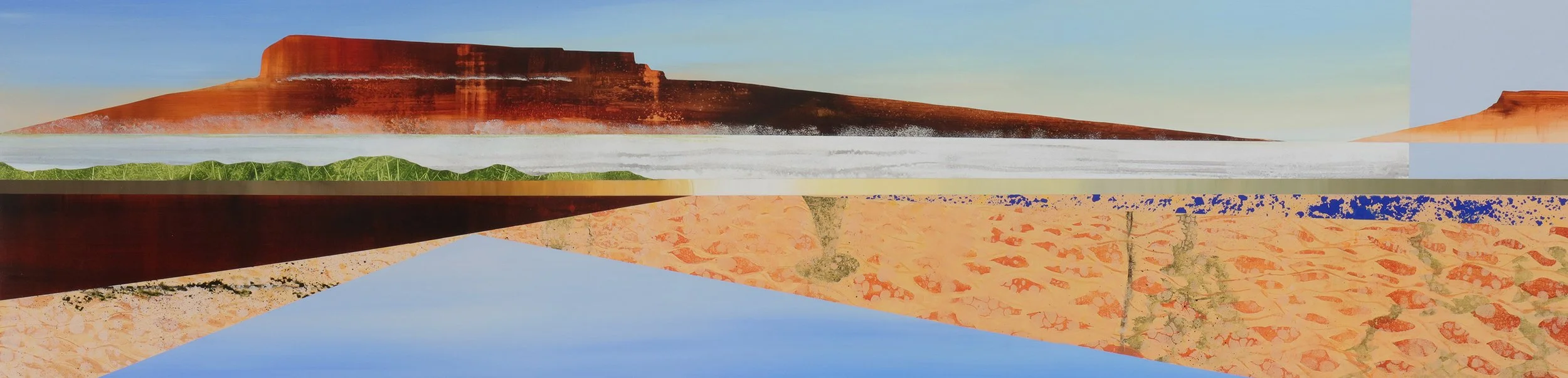 24x96" Acrylic on Panel. 2025