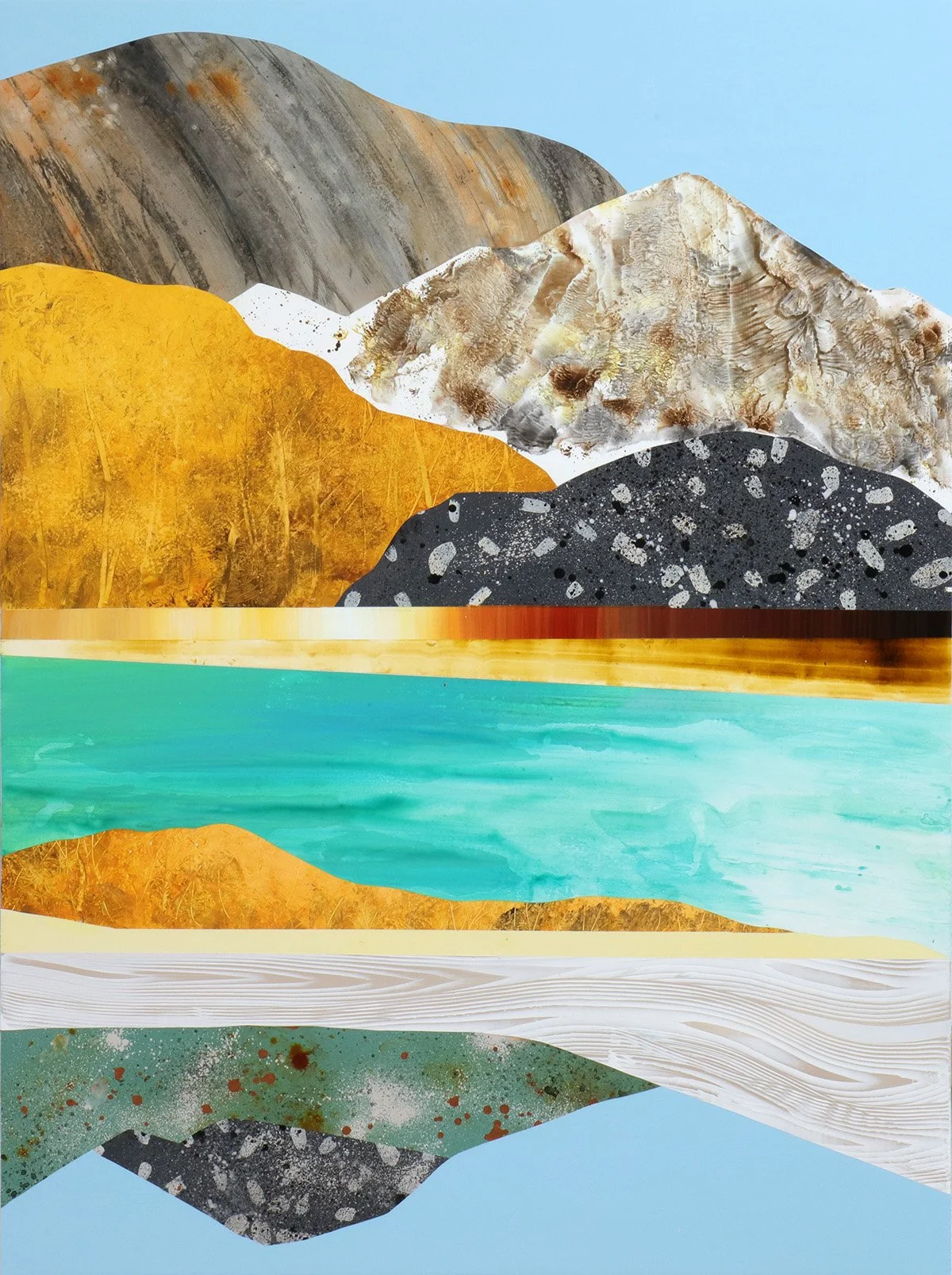 48x36" Acrylic on Panel. 2025
