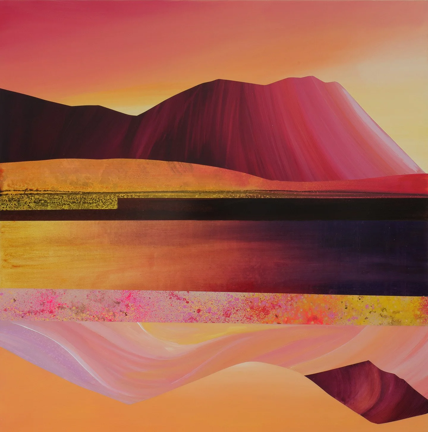  Coachella Valley Oasis, 30×30”   Available at Gallery MAR, Park City, UT  