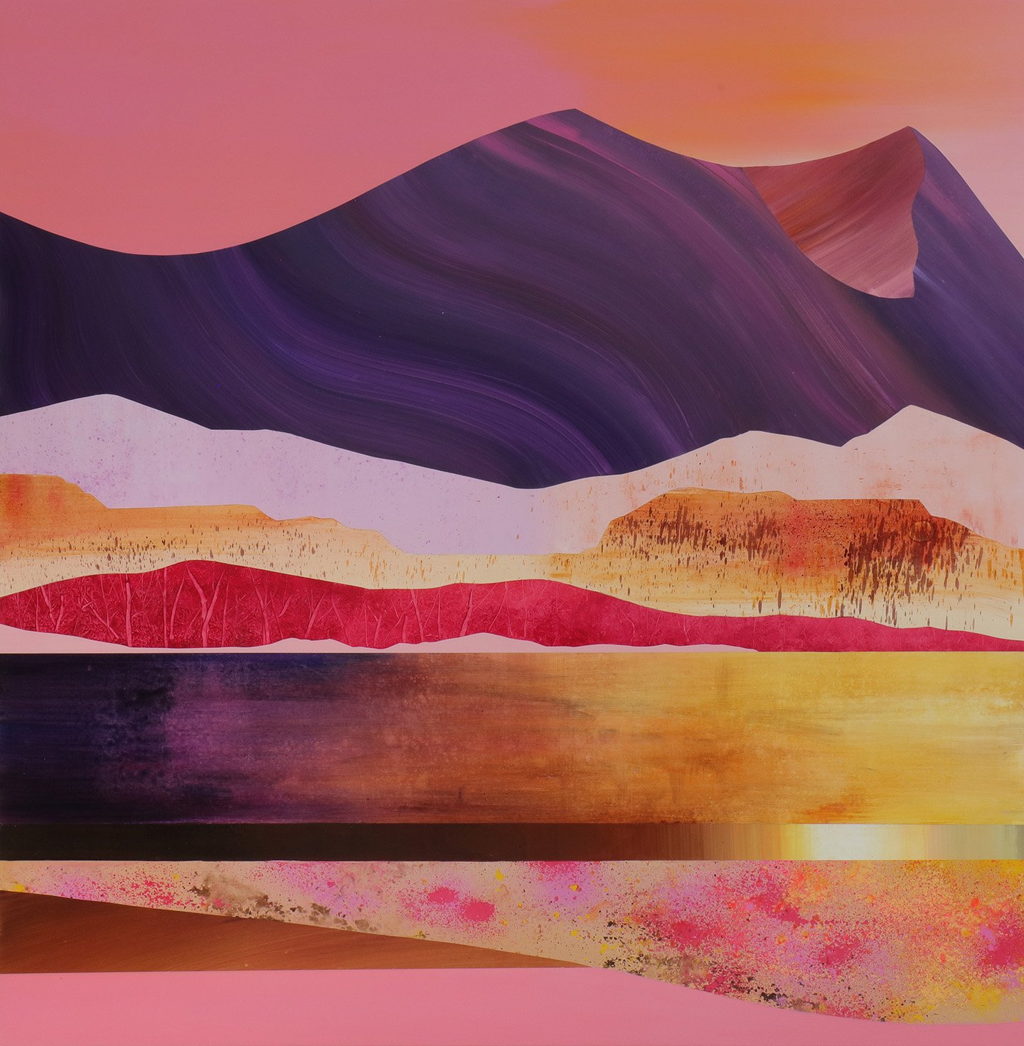 42x42" Acrylic on Panel. 2025