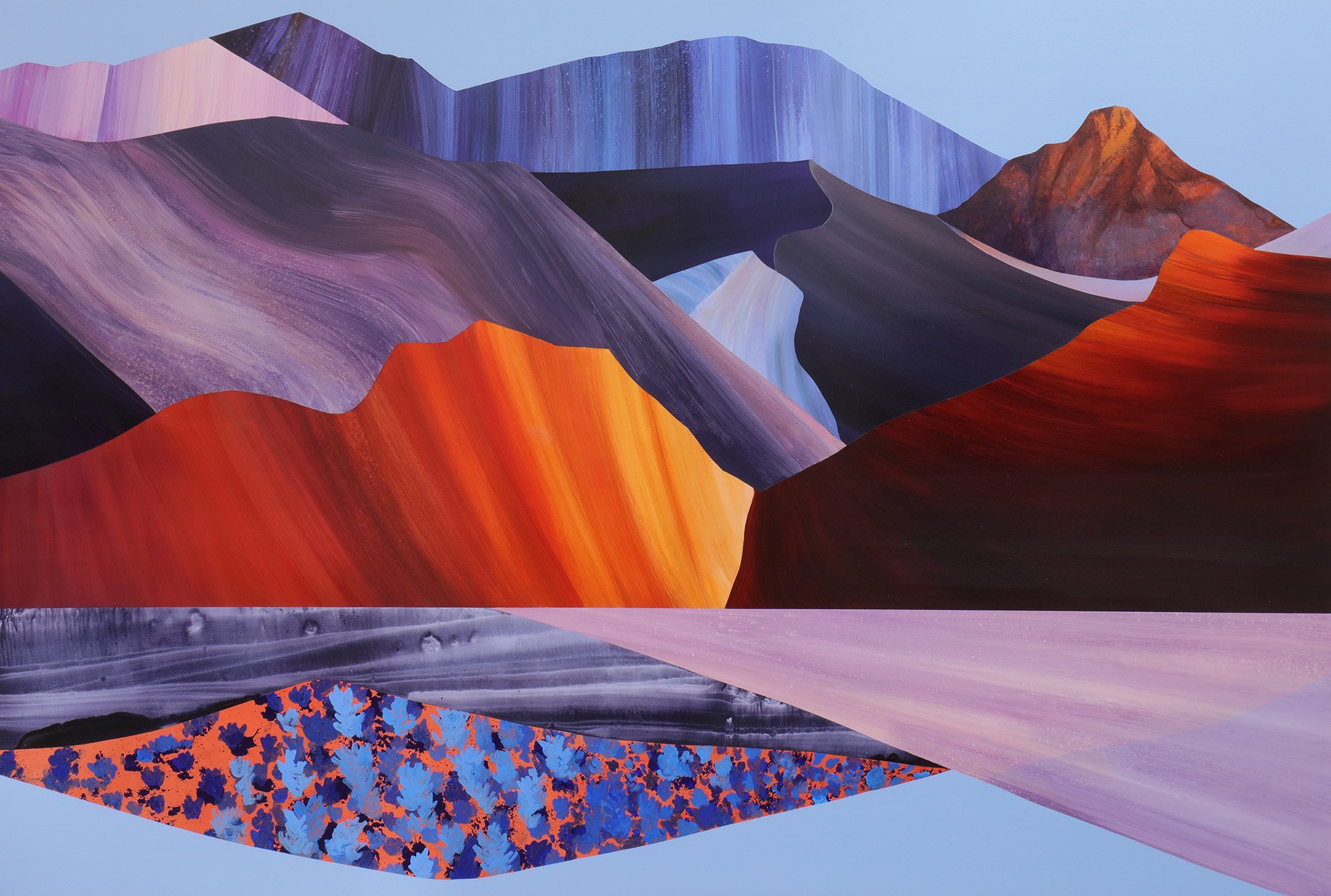 48x72" Acrylic on Panel. 2025