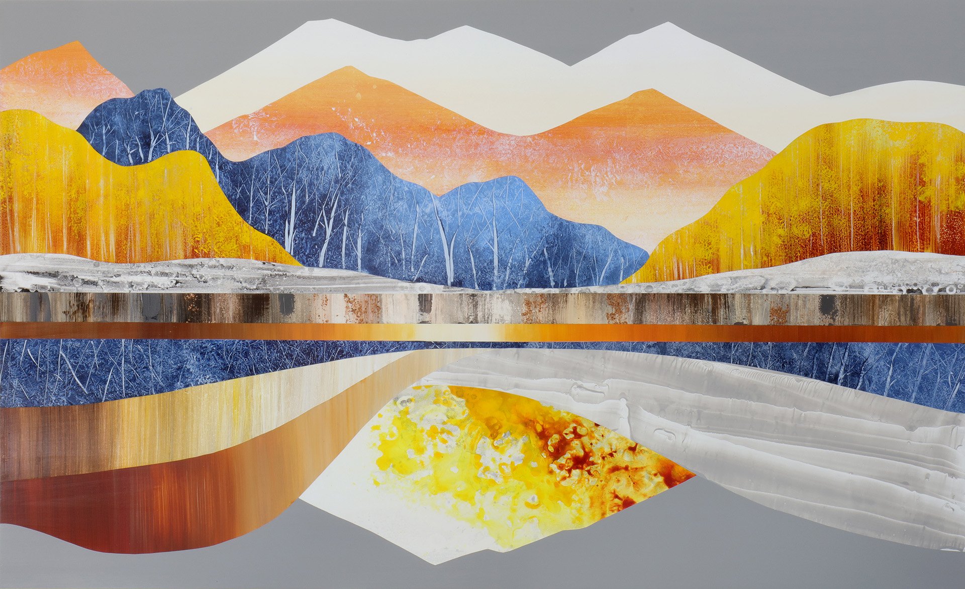 40 x 66" Acrylic on panel
