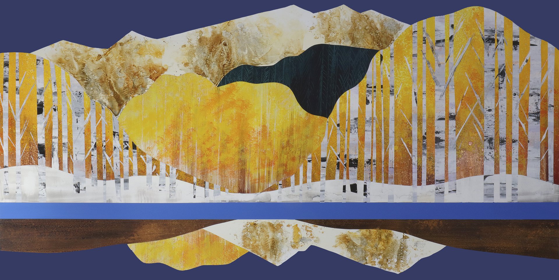 36x60" Acrylic on Panel