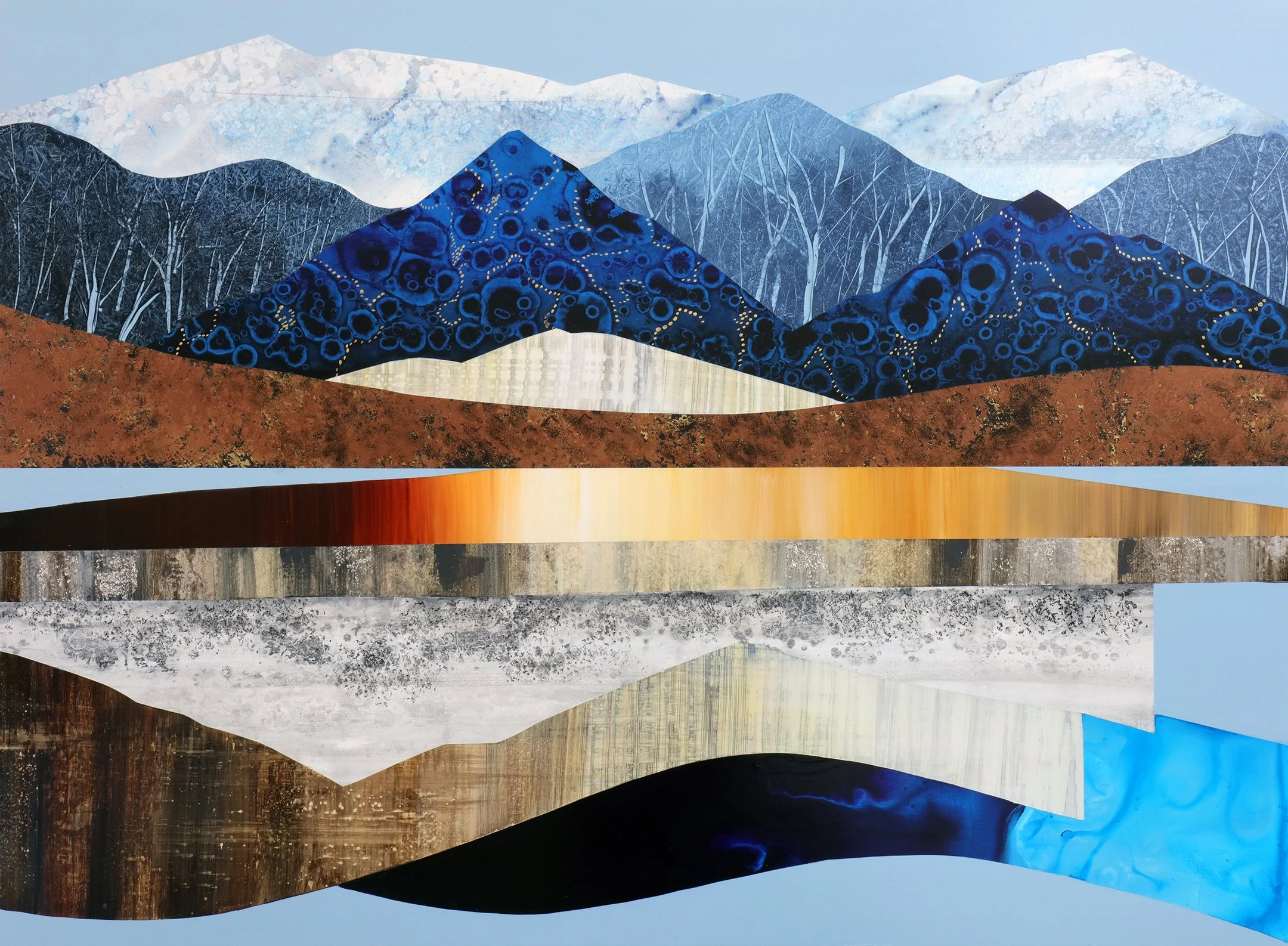 36 x 48" Acrylic on Panel. 2025