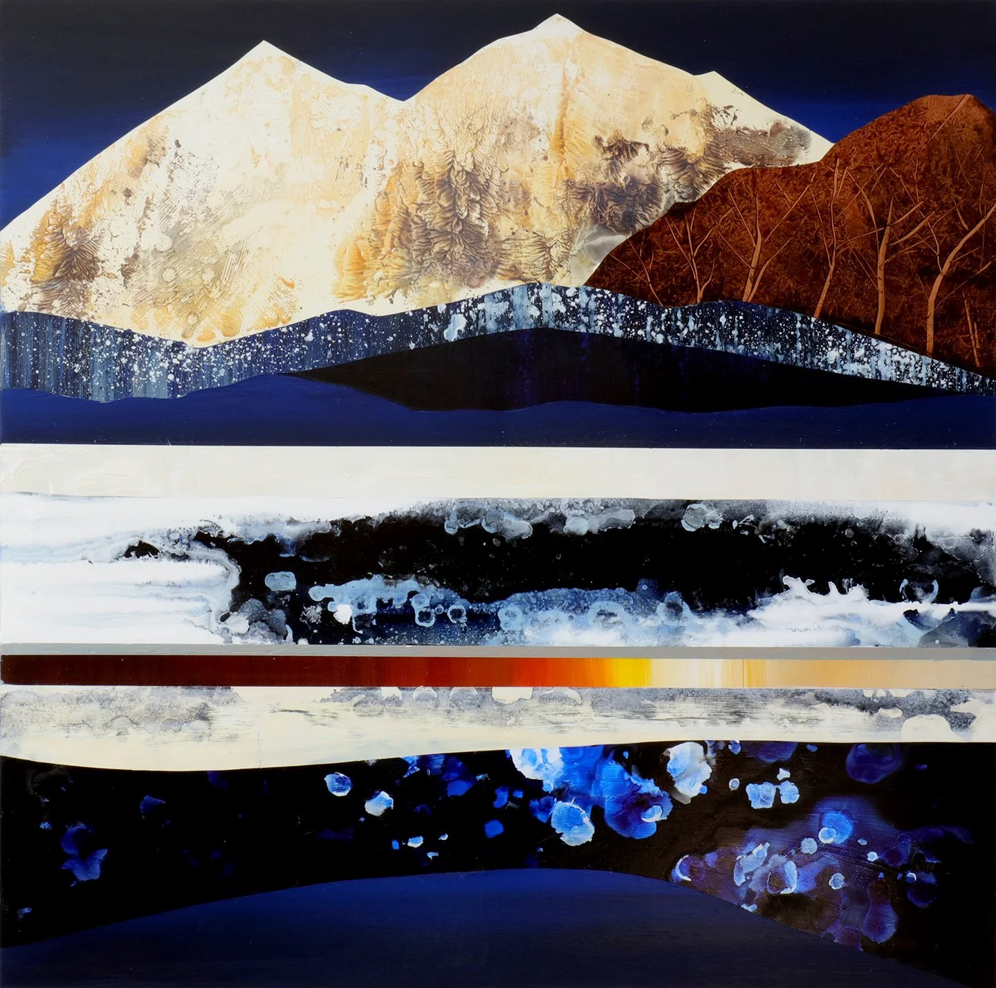 36x36" Acrylic On Panel