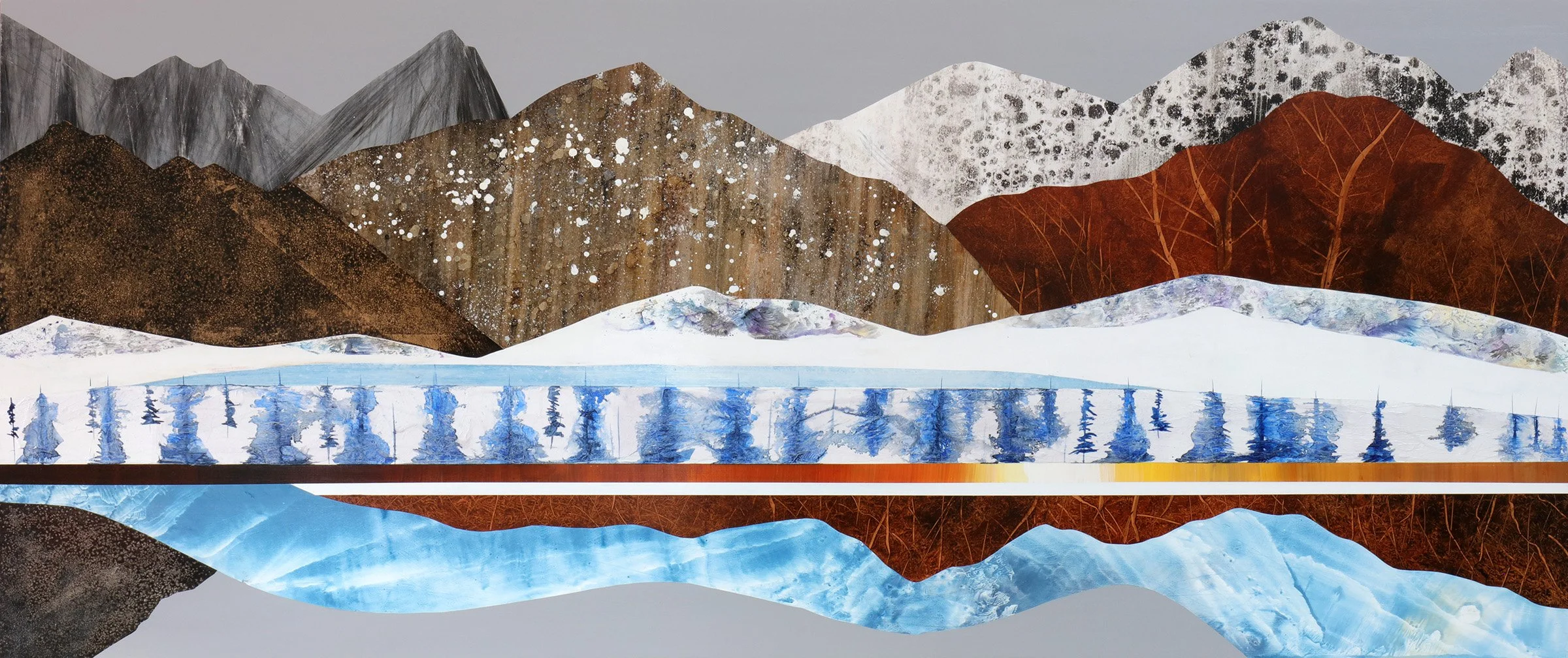 36x84" Acrylic on Panel. 2026