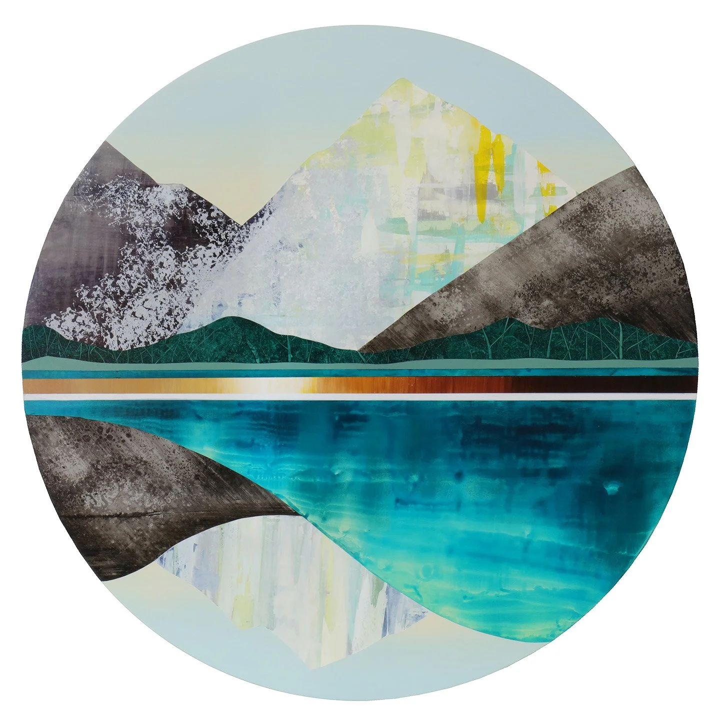 35" Acrylic on Panel. 2026