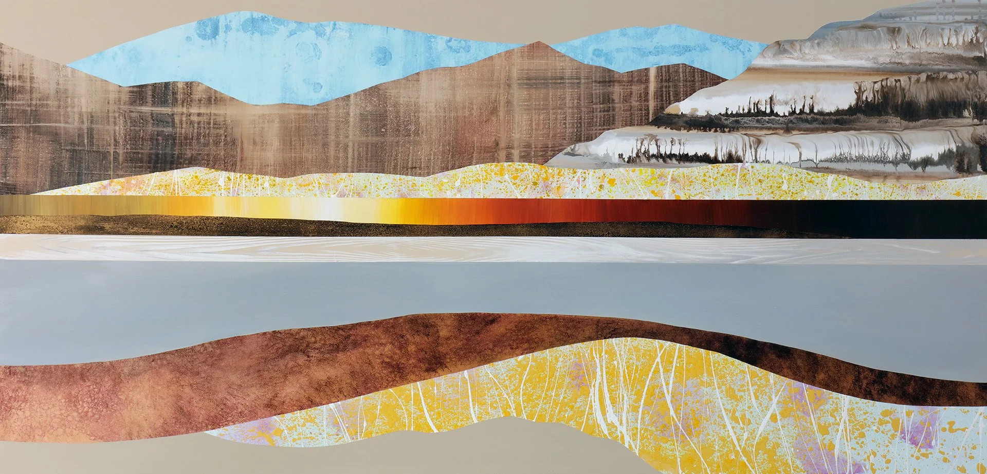36x72" Acrylic on Panel