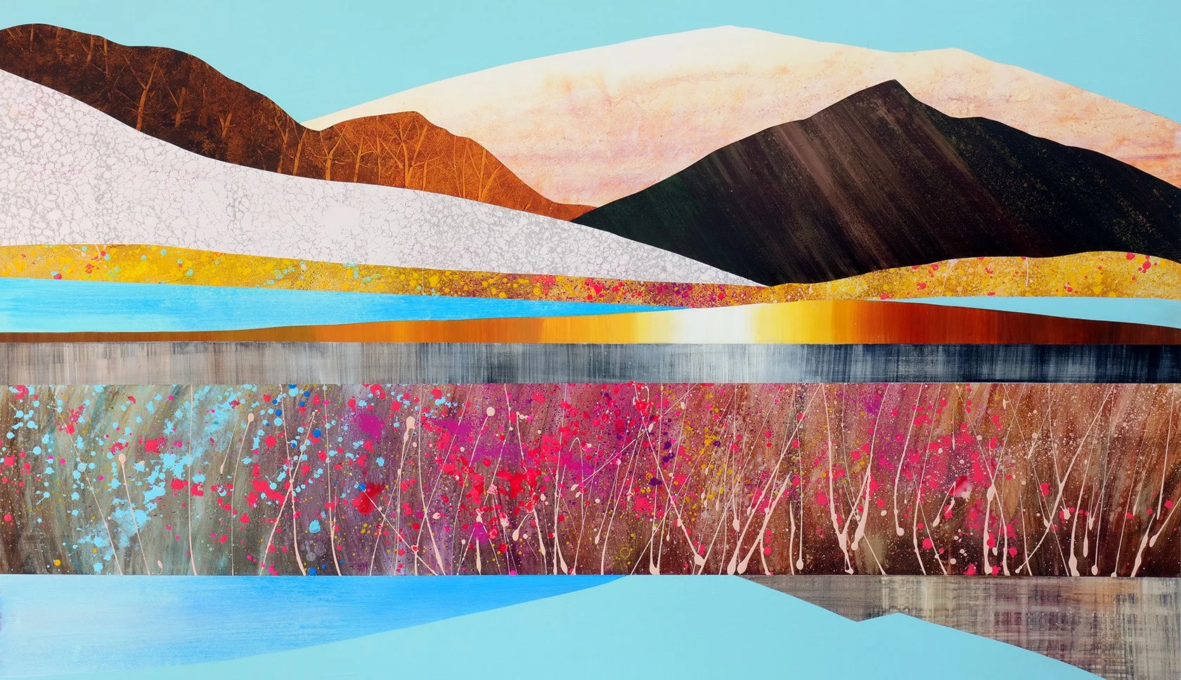 36x60" Acrylic on Panel