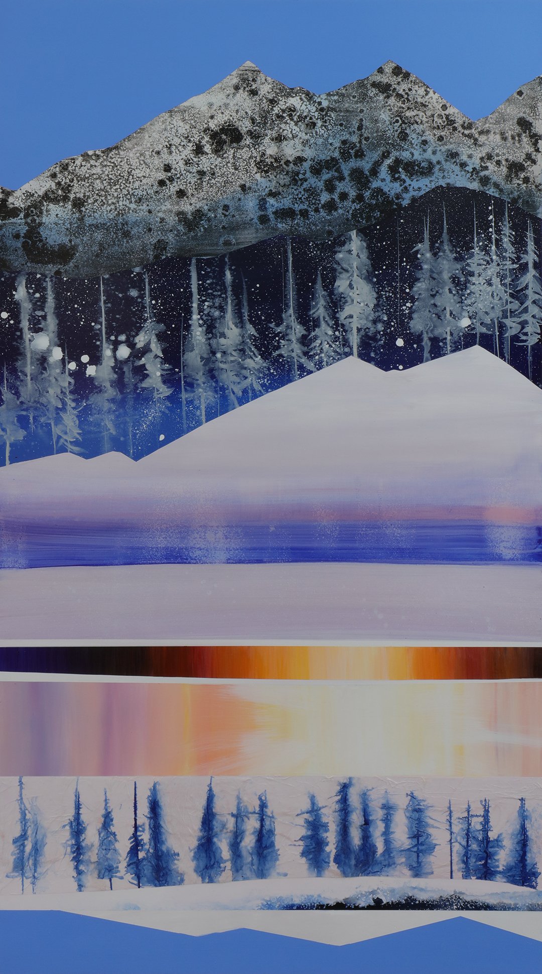 60 x 34" Acrylic on Panel