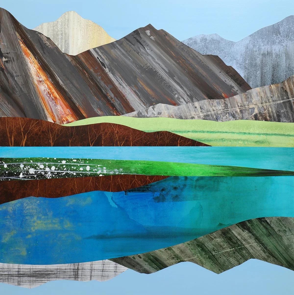36x36" Acrylic on Panel. 2026