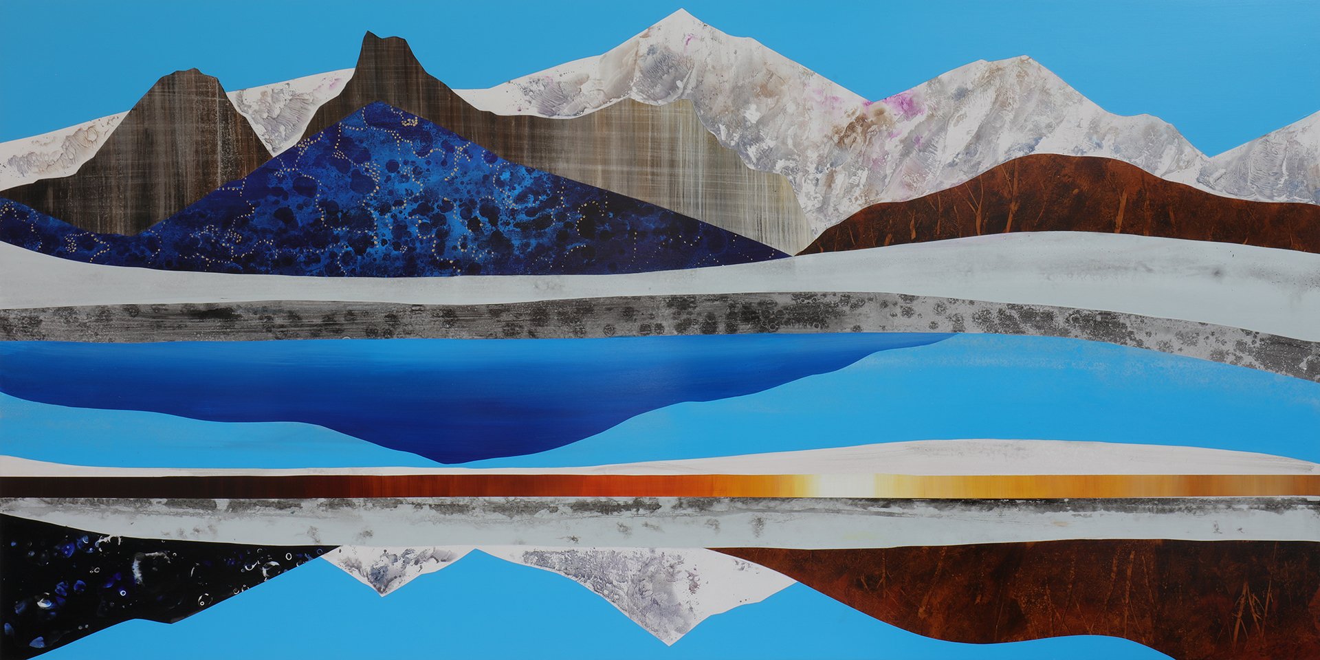 36x72" Acrylic on panel. 2026