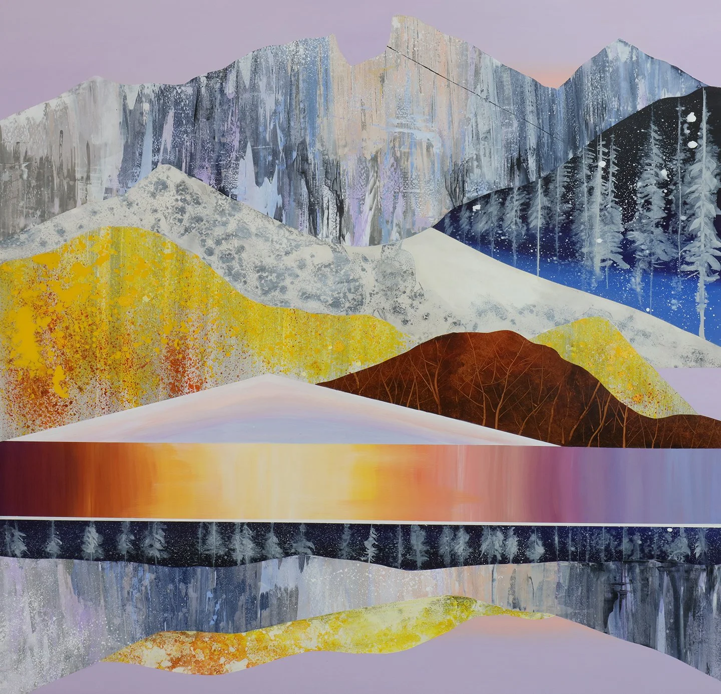 60x60" Acrylic on Panel. 2026