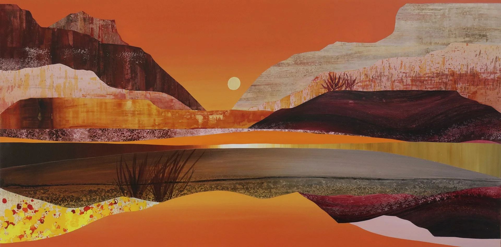 24x48” Acrylic on Panel. 2023