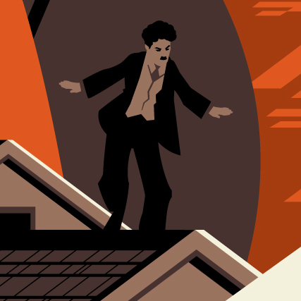 Detail of "The Kid" designed by Tom Whalen