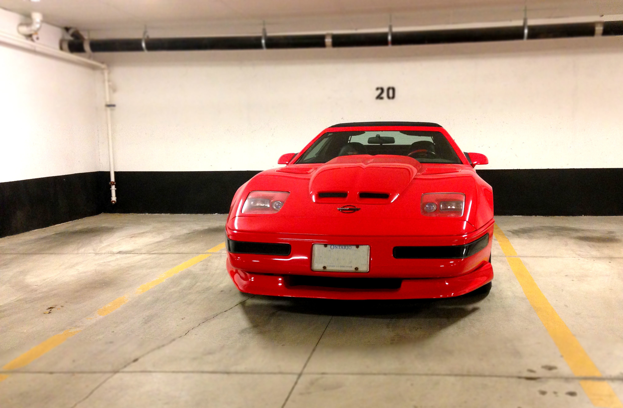 A very highly "customized" C4 Corvette