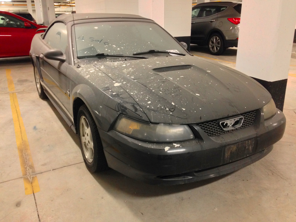 Abandoned Mustang Convertible