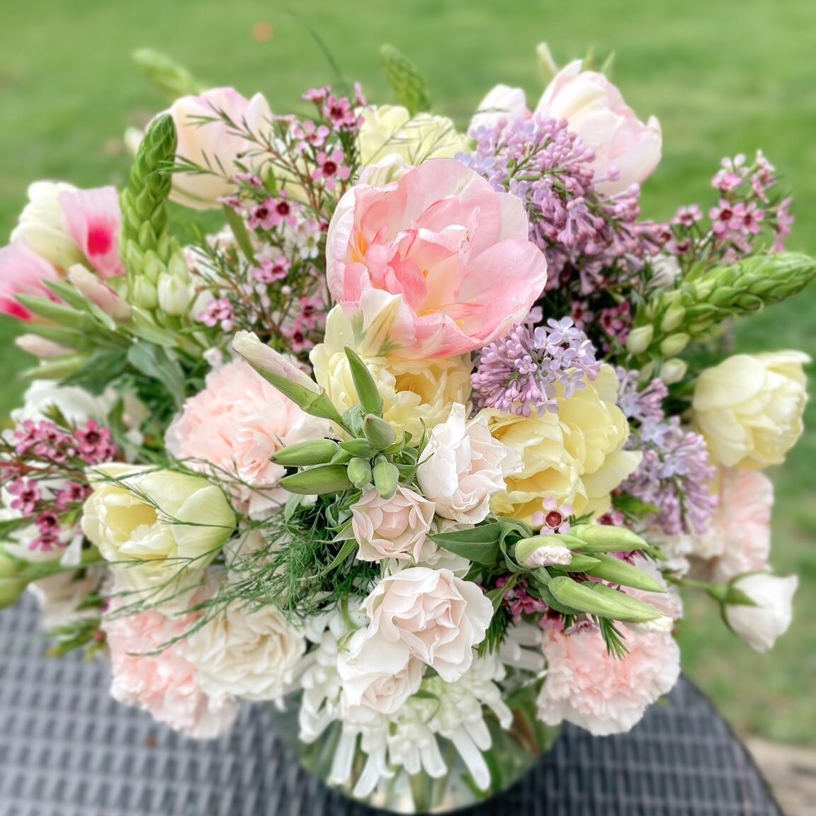 Special flowers for special anniversaries. Peony tulips always provide the perfect pop in spring! Don&rsquo;t forget your Mother&rsquo;s Day and prom orders!