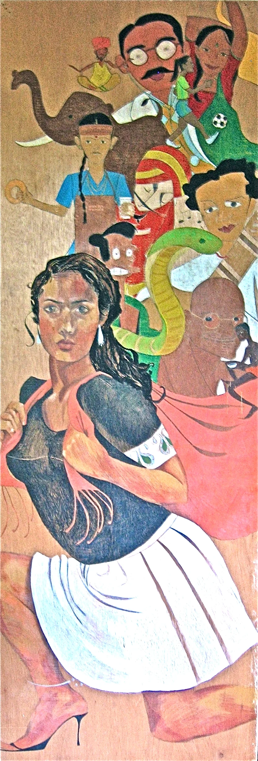 indiahibition:  a billion chips on my shoulder