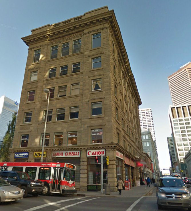 Calgary today – The Grain Exchange building today.