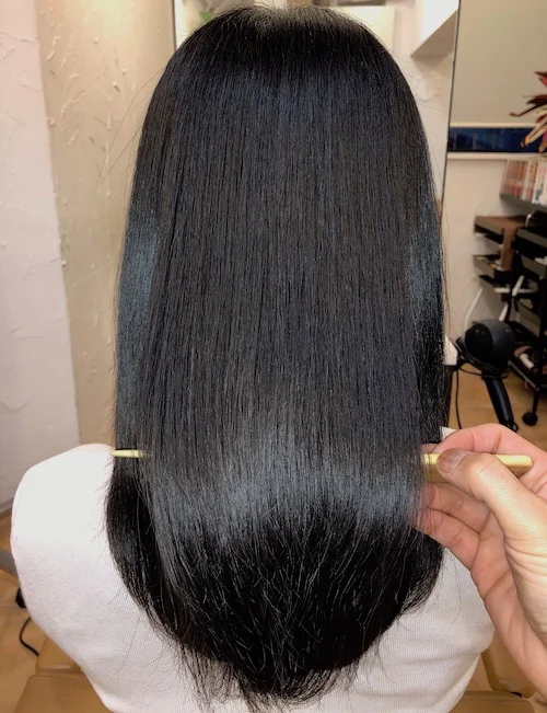 サラサラヘアへ。。髪質改善へ。。