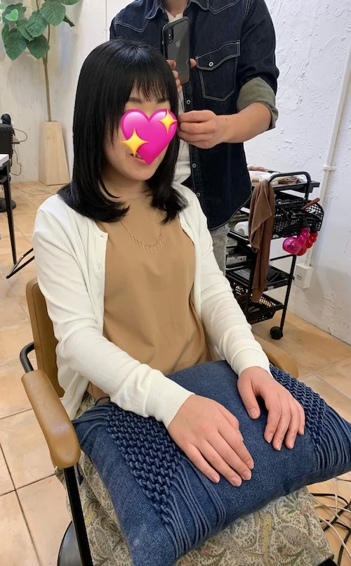 わ。。かわいい。。彼女のキュートさが出てきましたね(^^)