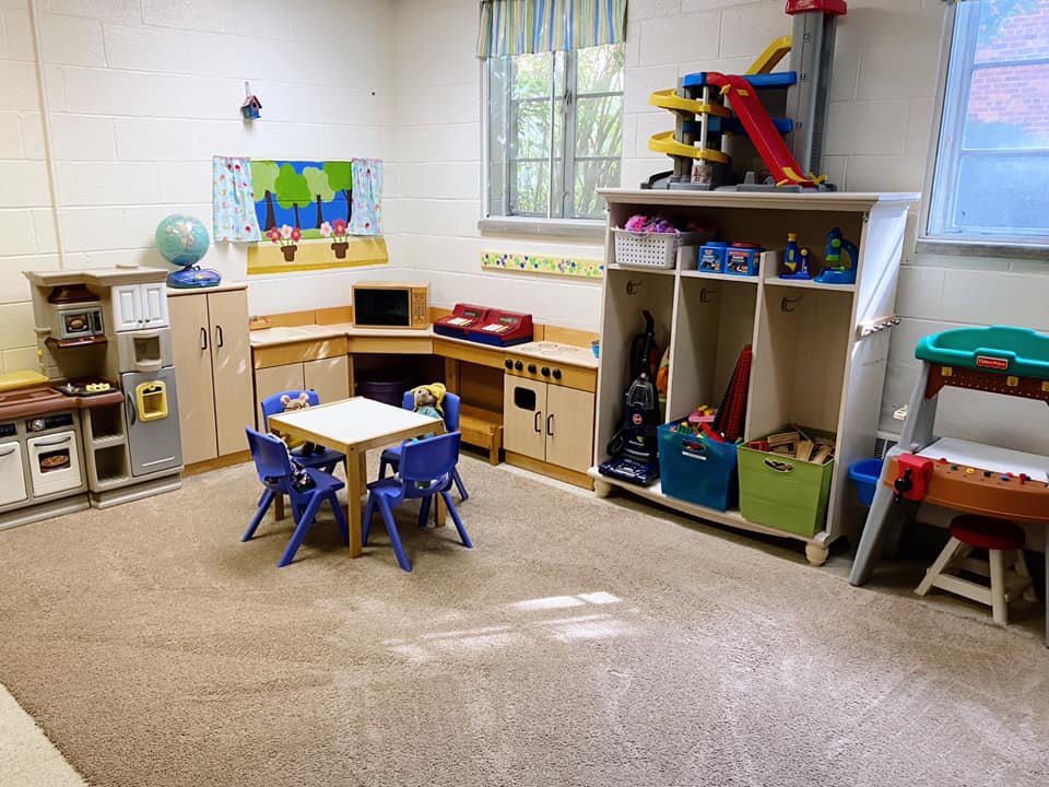  Another 3s classroom: The Discovery Room, where students engage in creative play 