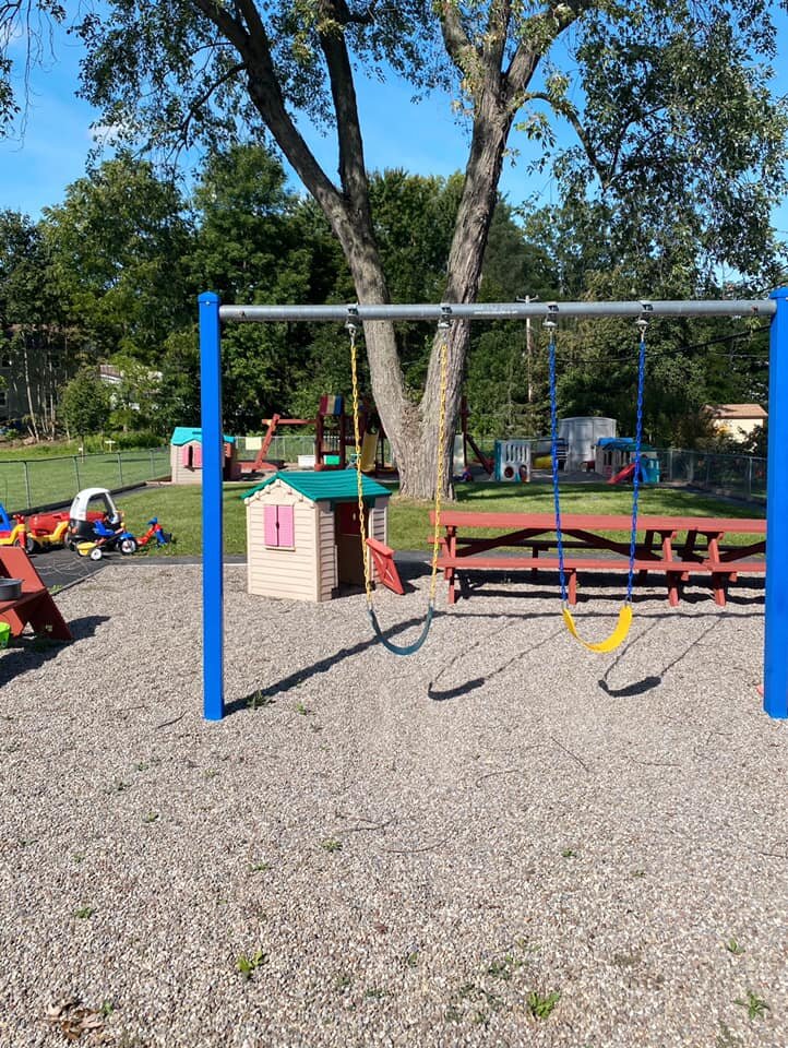  Swing area on the playground 