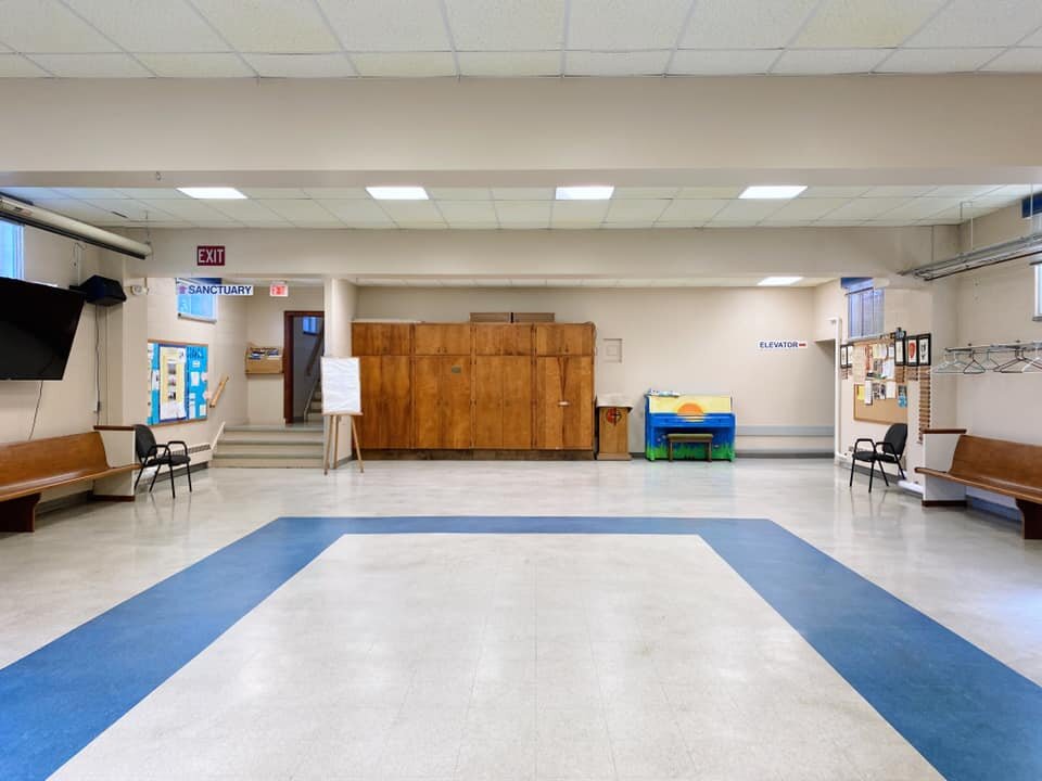  Social Hall  This room has many purposes at PUNS! We typically use this space for our gross motor class, as well as for indoor recess on rainy days. We also usually host special events in here such as our fall festival, student performances, and our