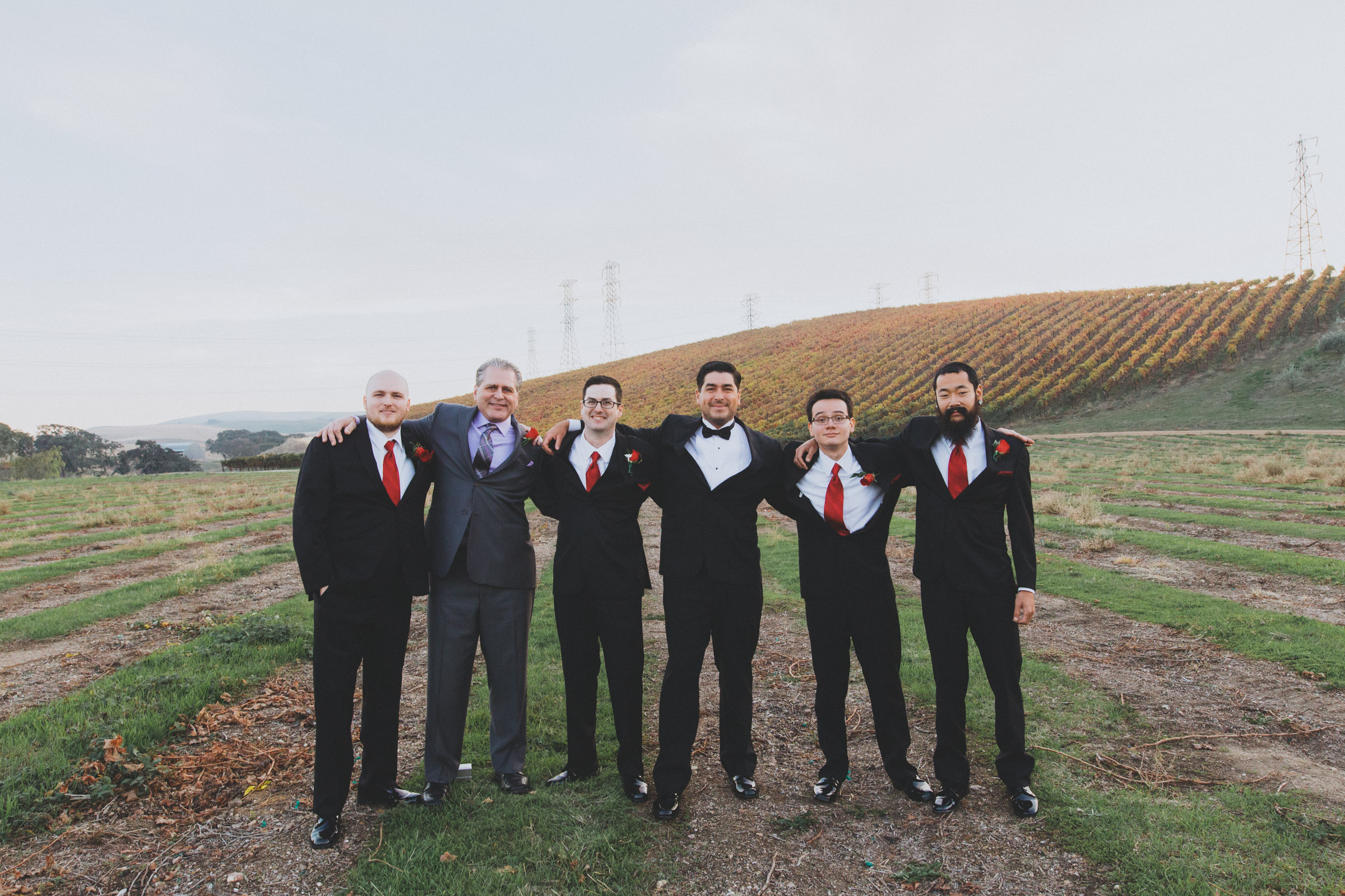 The groomsmen for the day! 