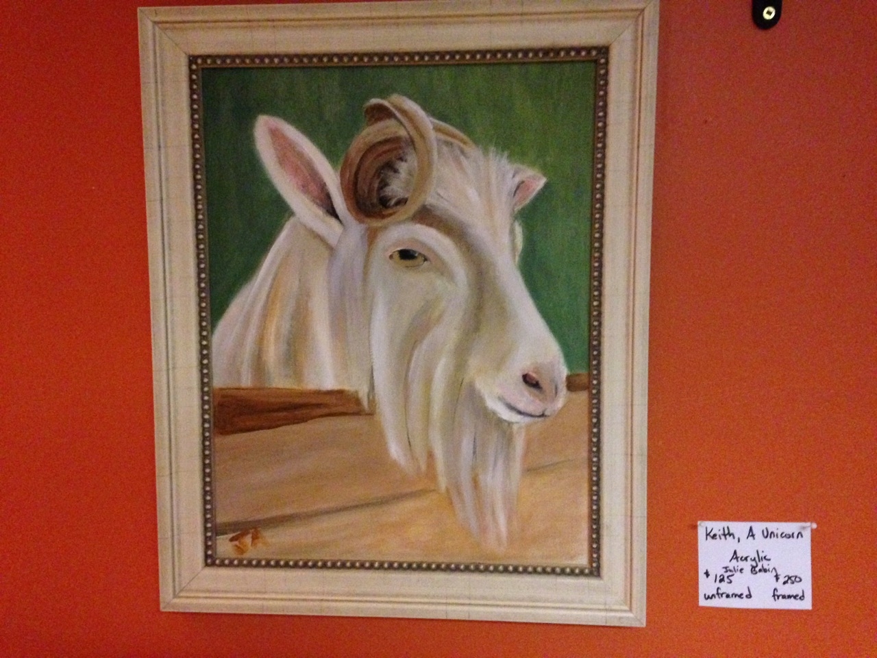 Local Goats - Solo Show by Julie Anne Babin