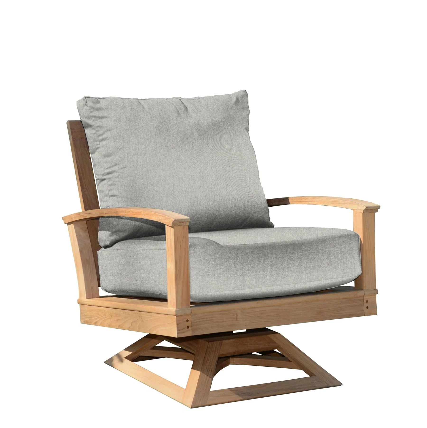 ST. LUCIA OUTDOOR SWIVEL ROCKER LOUNGE CHAIR