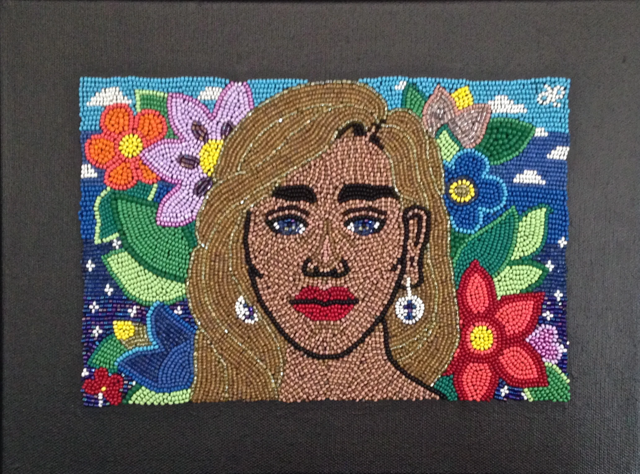 Beaded Self Portrait