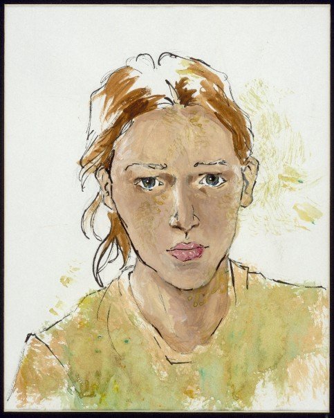 Watercolor Self Portrait