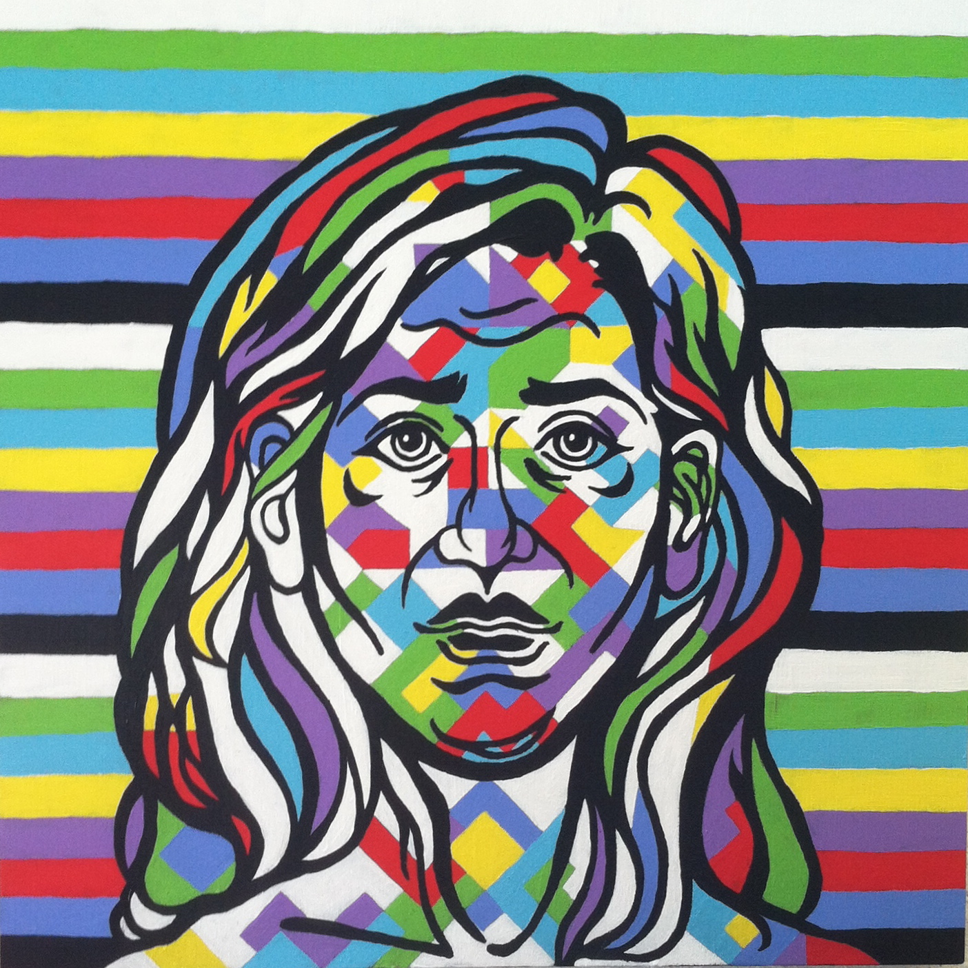 Grid Self Portrait