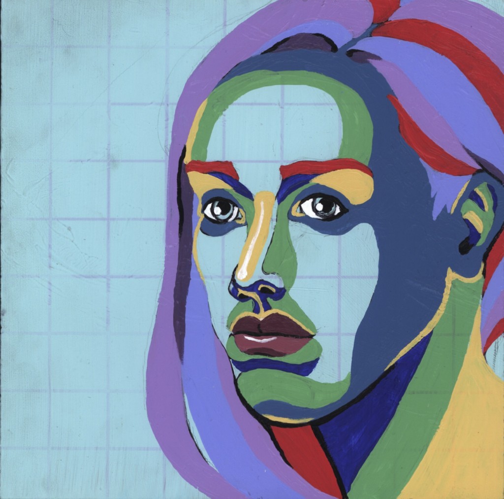 Identity Grid Three-quarters Self Portrait