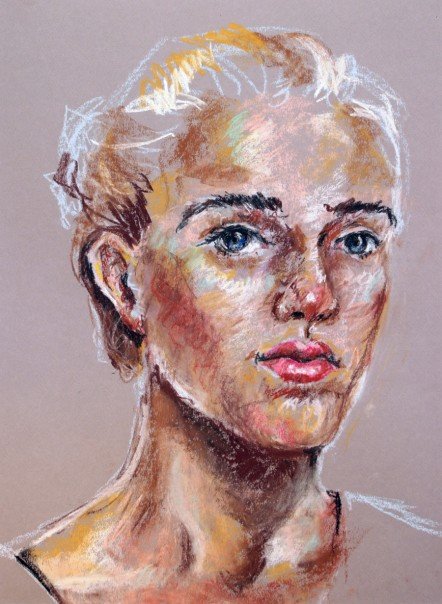 Pastel Self Portrait