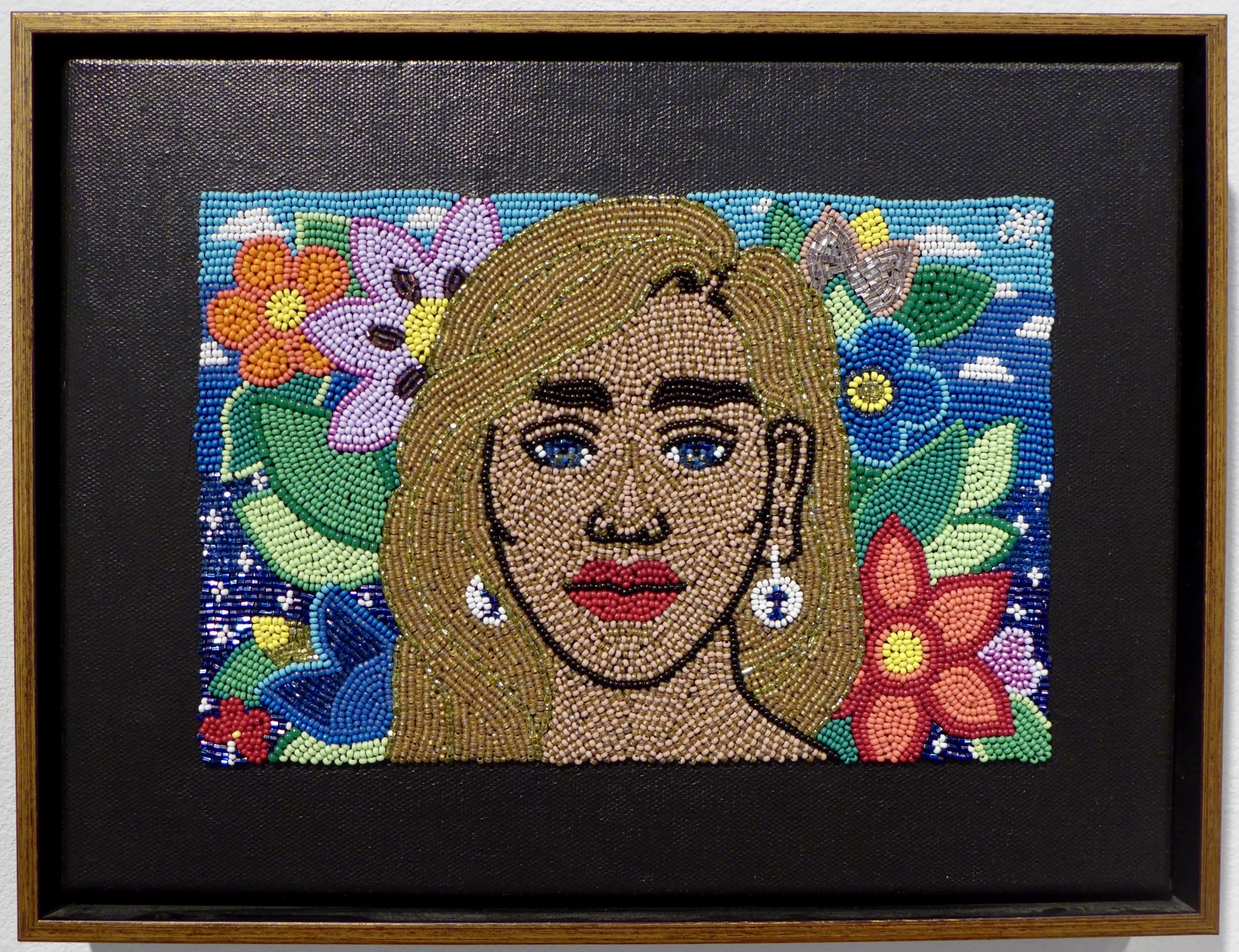 Beaded Self Portrait Beaded Self Portrait 