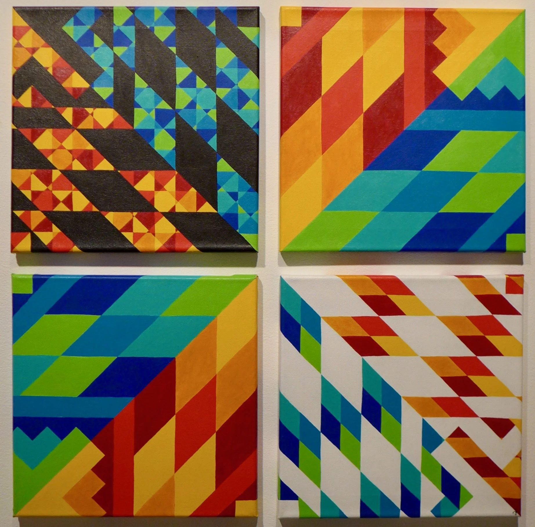 Star Quilt Color Study III