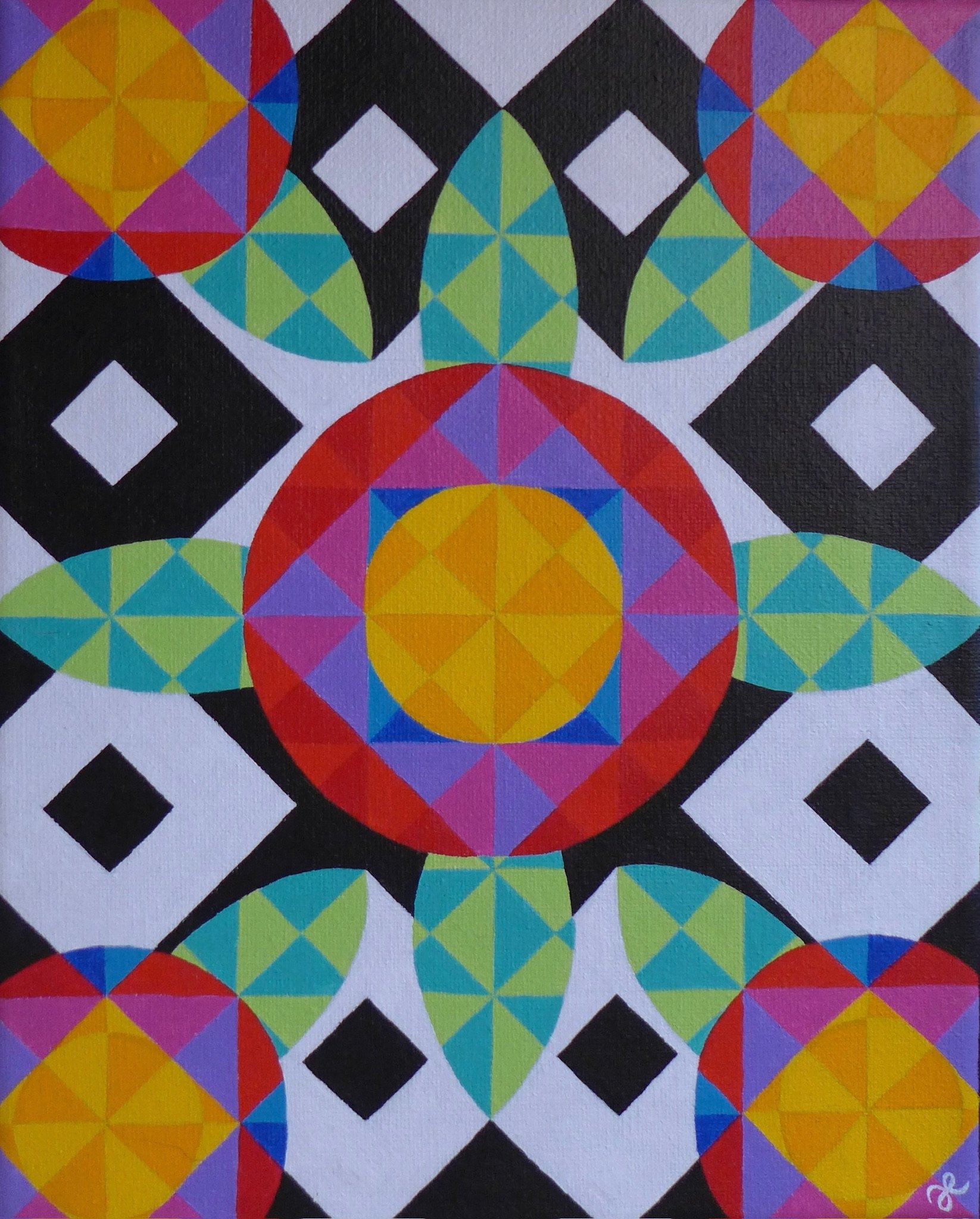 Revosed Floral Grid 1