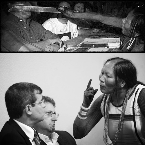from Chief Tuira Kayapo: A Bold Matriarchal Warrior Who Refuses Colonist Fuckery into Her World by The Feminist Rag