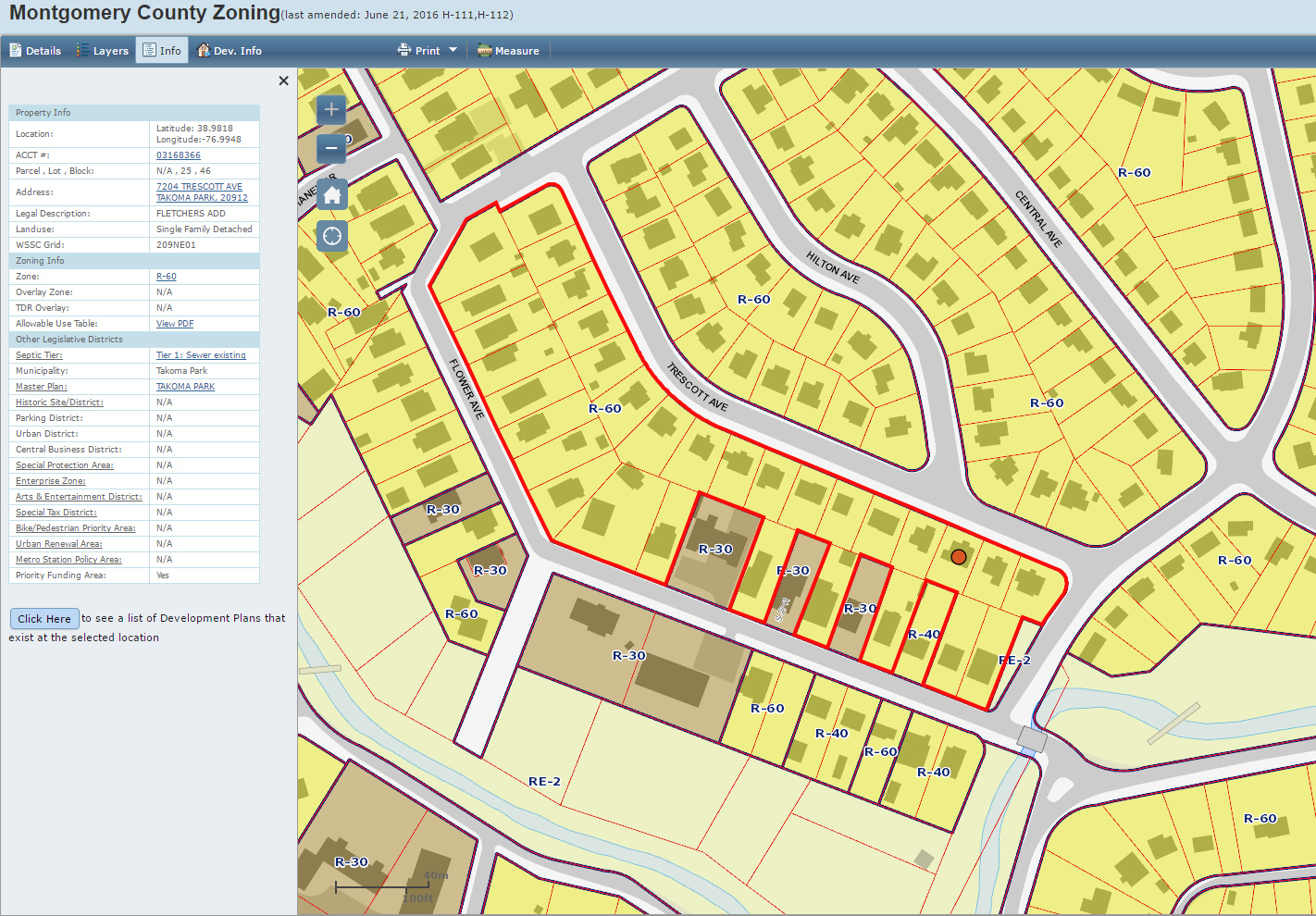 Montgomery County Zoning Map