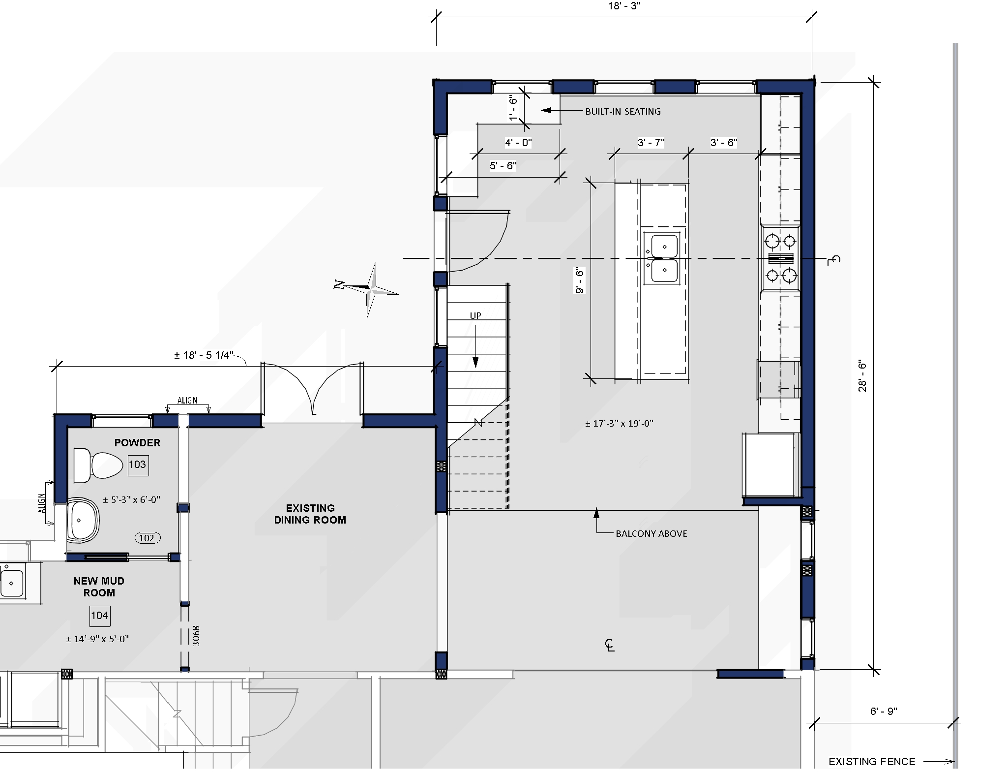 Schematic Design of a new kitchen