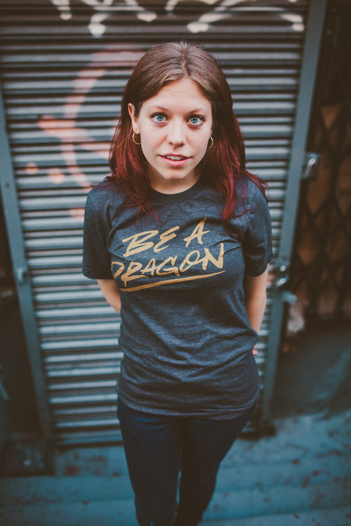 Be A Dragon Unisex T-Shirt photo credit Savannah Lauren