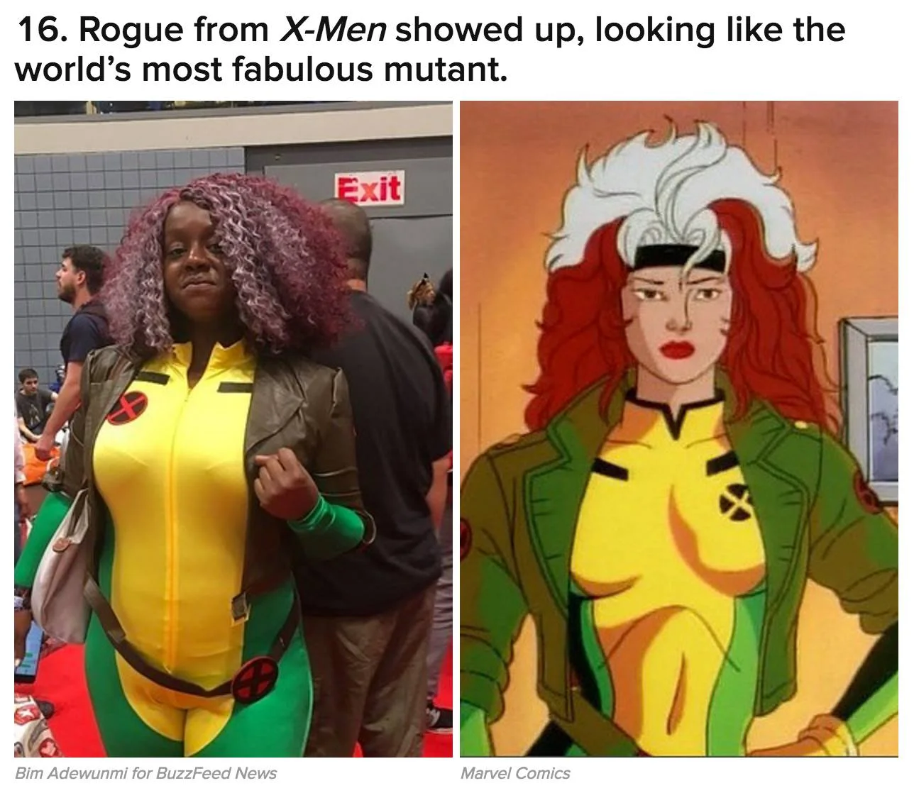 Akua featured on Buzzfeed's NYCC round up for her Rogue Cosplay