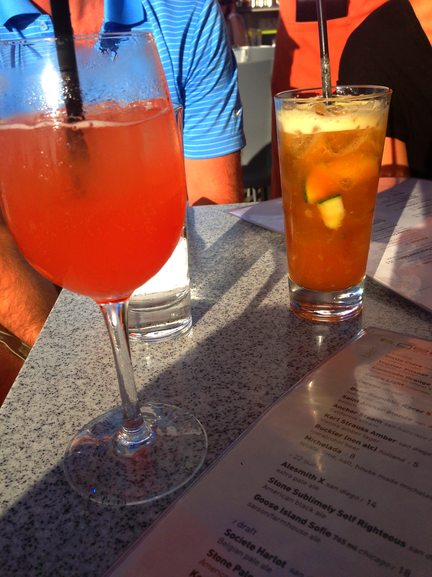 Cocktails at George's on the Cove