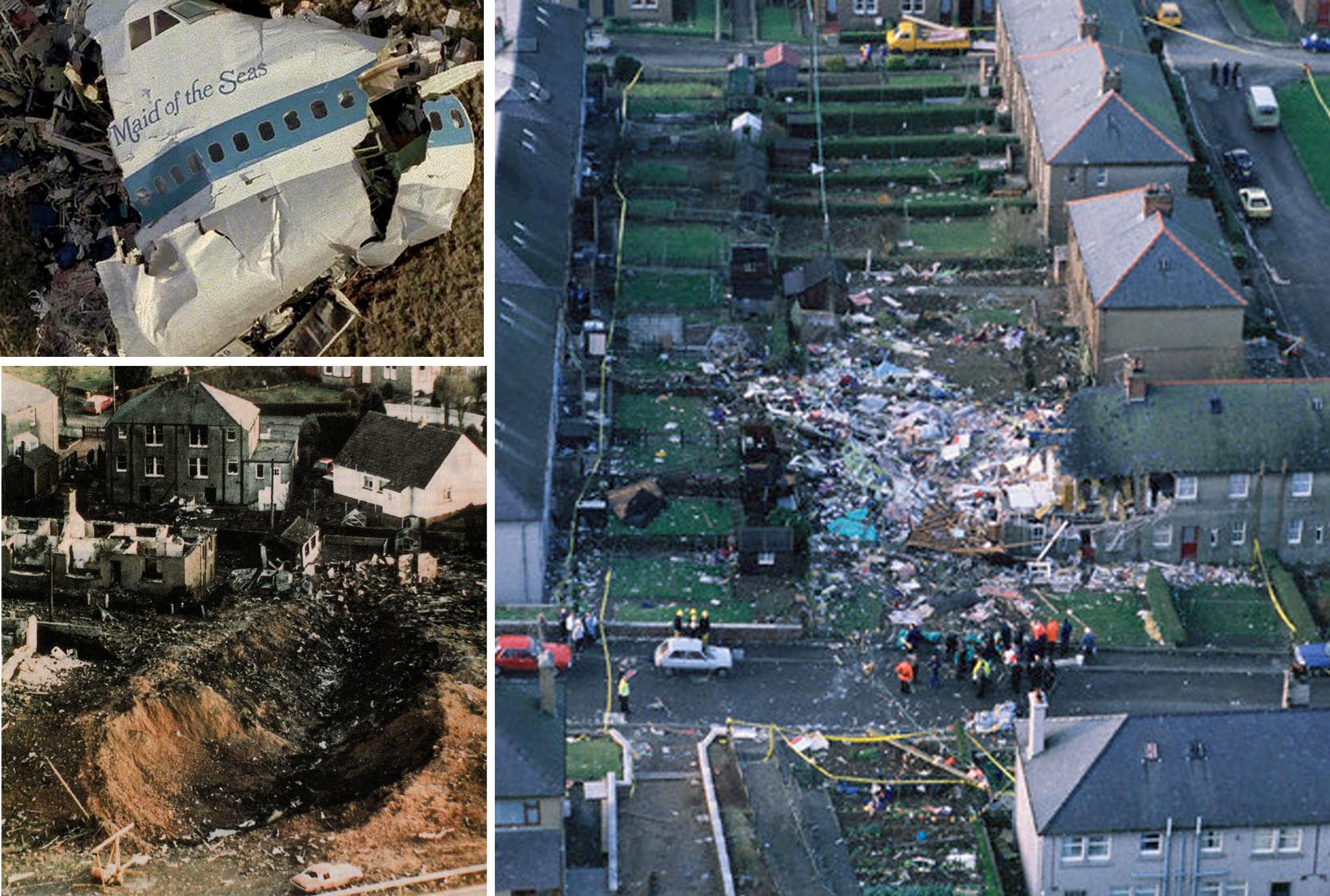 DEVASTATION IN LOCKERBIE